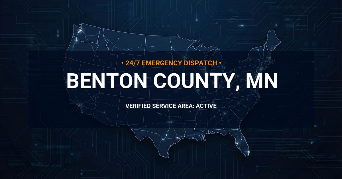 Emergency Plumbing Dispatch Map for Benton County Plumbing Logistics
