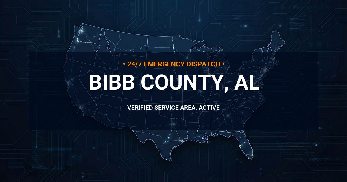 Emergency Plumbing Dispatch Map for Bibb County Plumbing Logistics