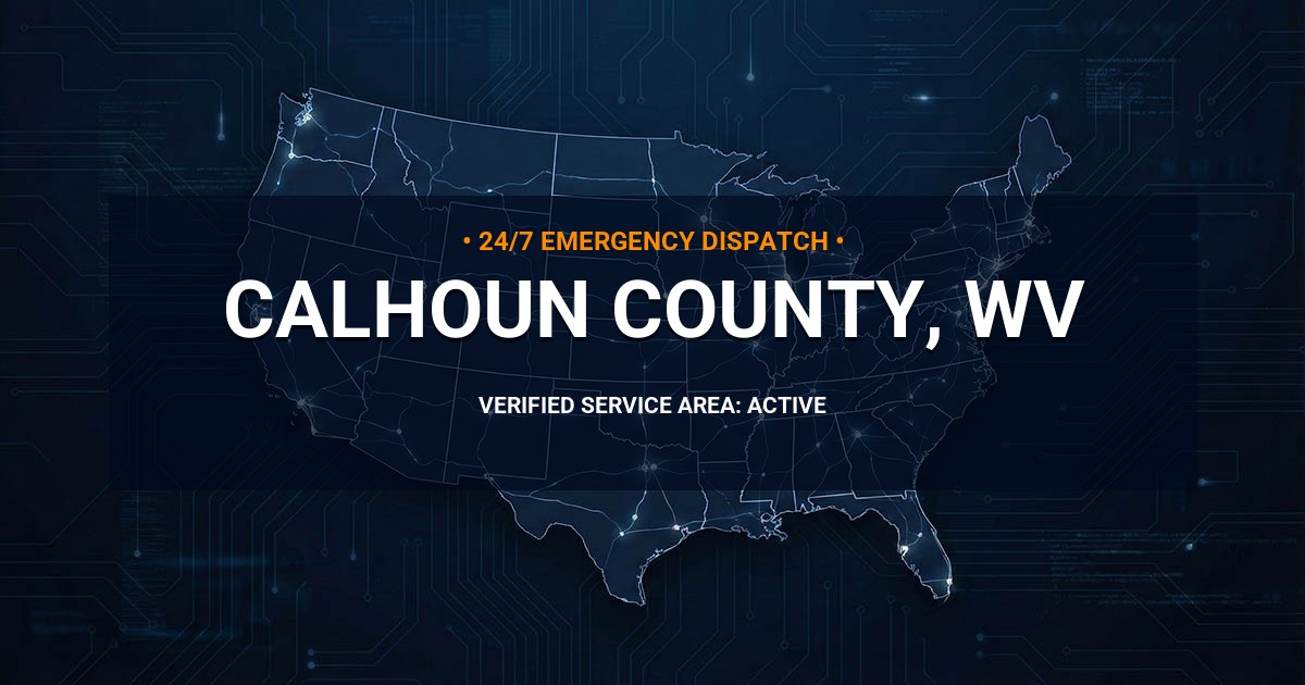 Emergency Plumbing Dispatch Map for Calhoun County Plumbing Logistics