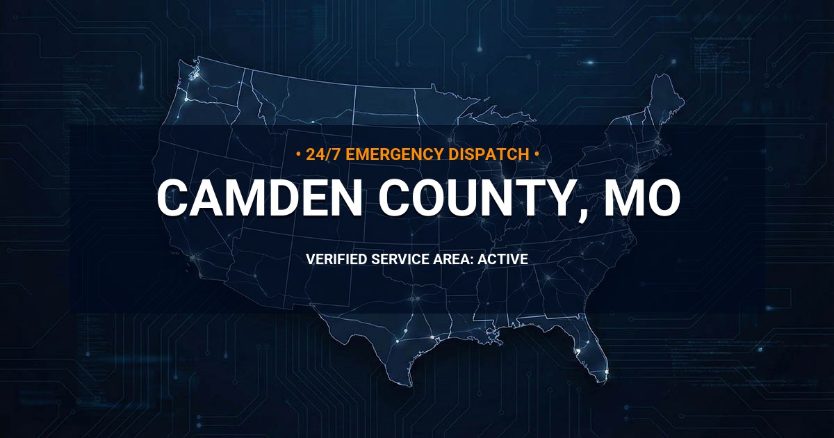 Emergency Plumbing Dispatch Map for Camden County Plumbing Logistics