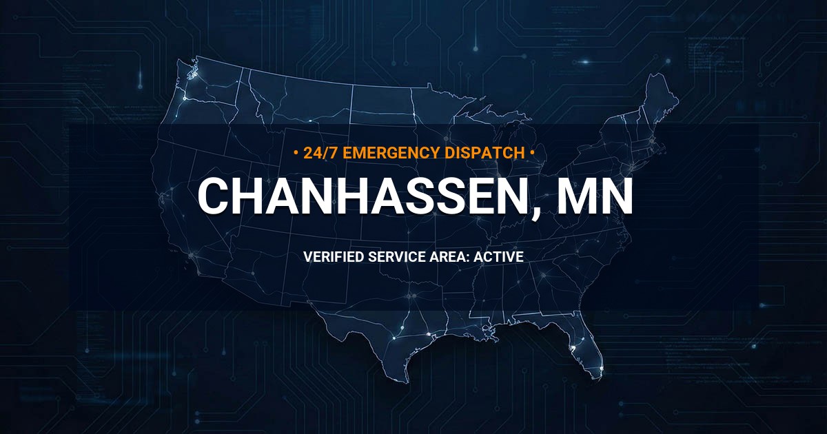 Emergency Plumbing Dispatch Map for Plumbing Services: Chanhassen, MN