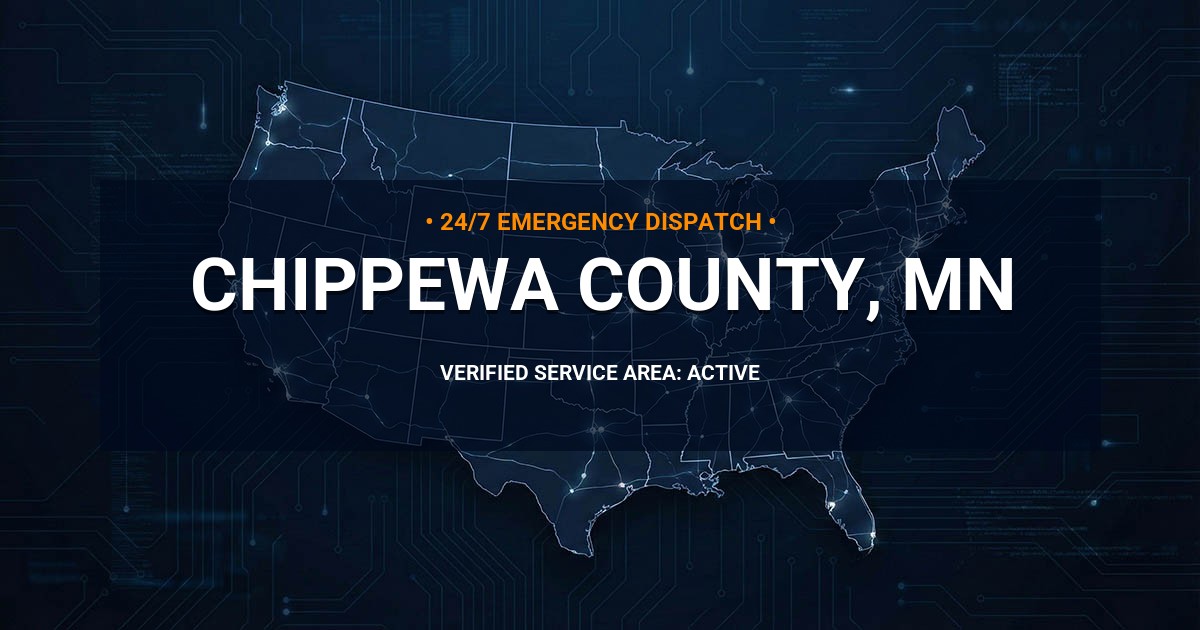 Emergency Plumbing Dispatch Map for Chippewa County Plumbing Logistics