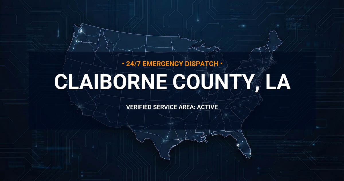 Emergency Plumbing Dispatch Map for Claiborne County Plumbing Logistics