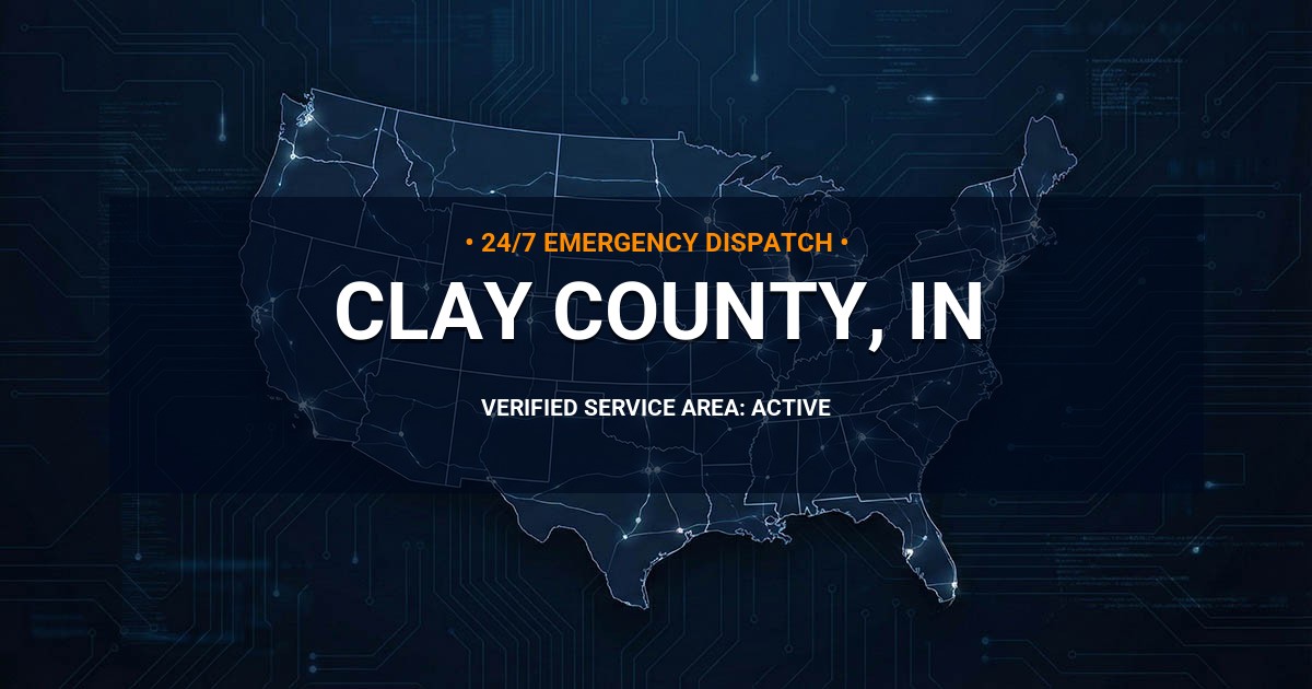 Emergency Plumbing Dispatch Map for Clay County Plumbing Logistics
