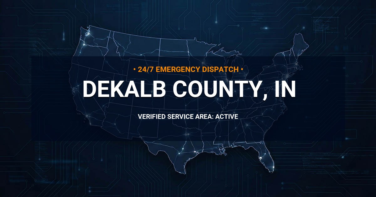Emergency Plumbing Dispatch Map for DeKalb County Plumbing Logistics