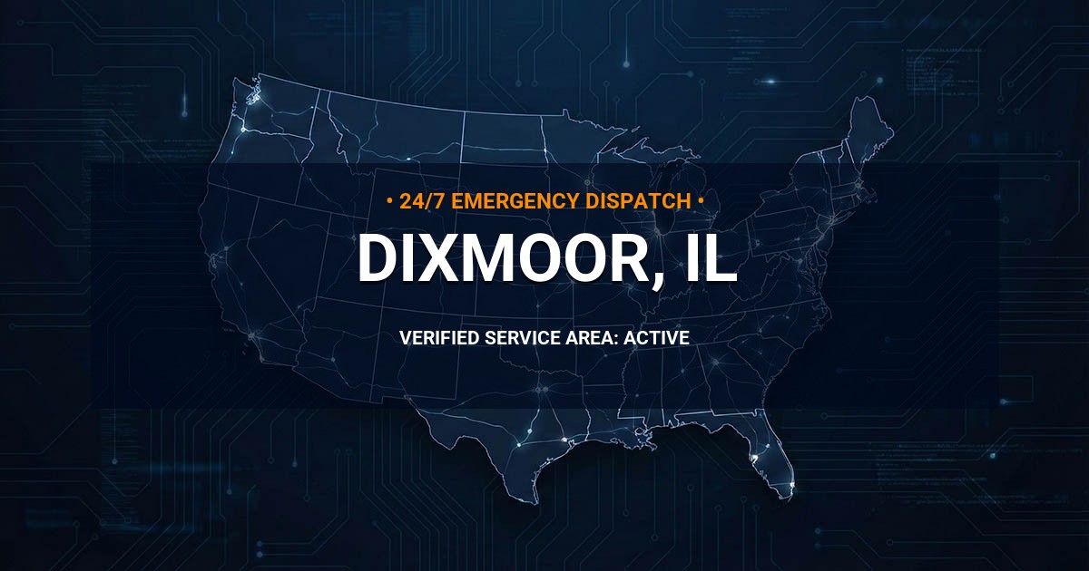 Emergency Plumbing Dispatch Map for Plumbing Services: Dixmoor, IL