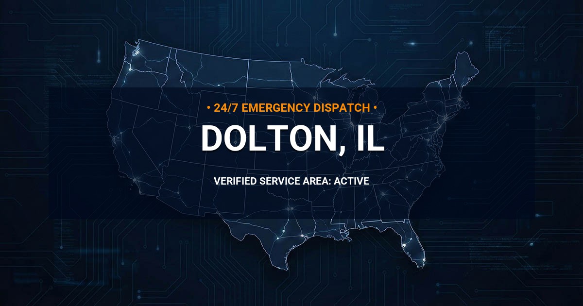 Emergency Plumbing Dispatch Map for Plumbing Services: Dolton, IL