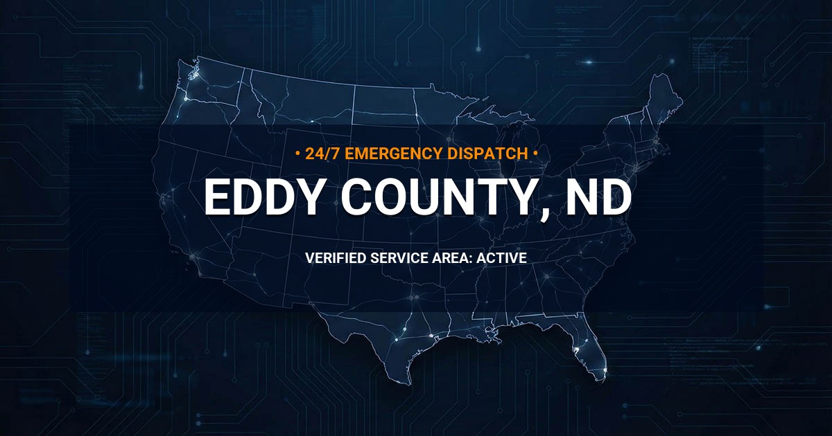 Emergency Plumbing Dispatch Map for Eddy County Plumbing Logistics