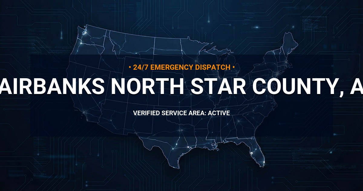 Emergency Plumbing Dispatch Map for Fairbanks North Star County Plumbing Logistics