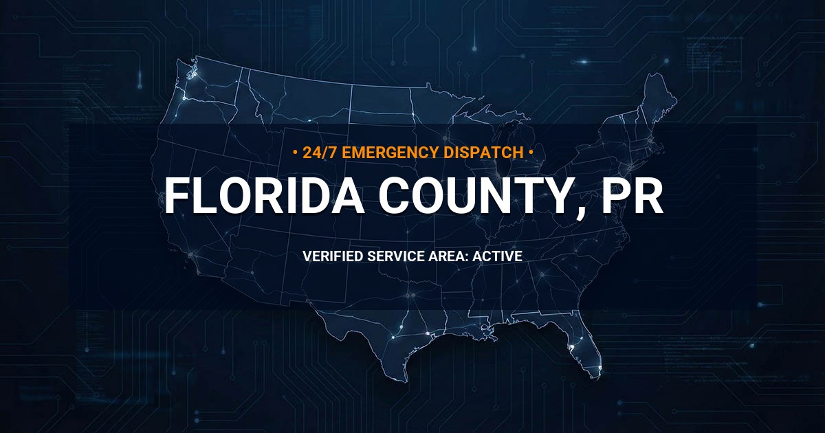 Emergency Plumbing Dispatch Map for Florida County Plumbing Logistics