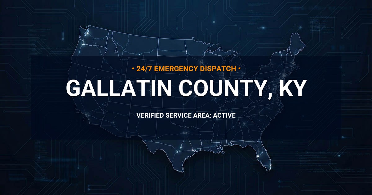 Emergency Plumbing Dispatch Map for Gallatin County Plumbing Logistics
