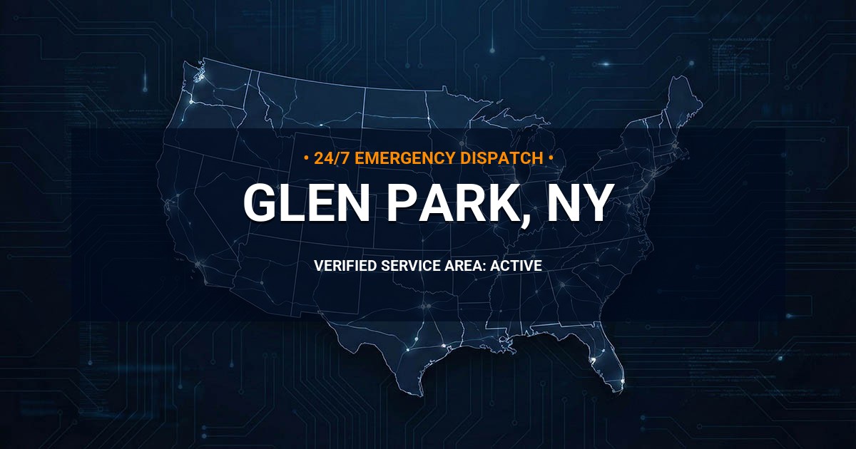 Emergency Plumbing Dispatch Map for Plumbing Services: Glen Park, NY