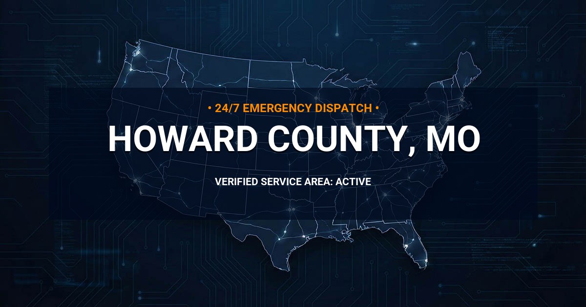 Emergency Plumbing Dispatch Map for Howard County Plumbing Logistics