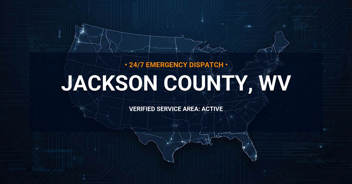 Emergency Plumbing Dispatch Map for Jackson County Plumbing Logistics