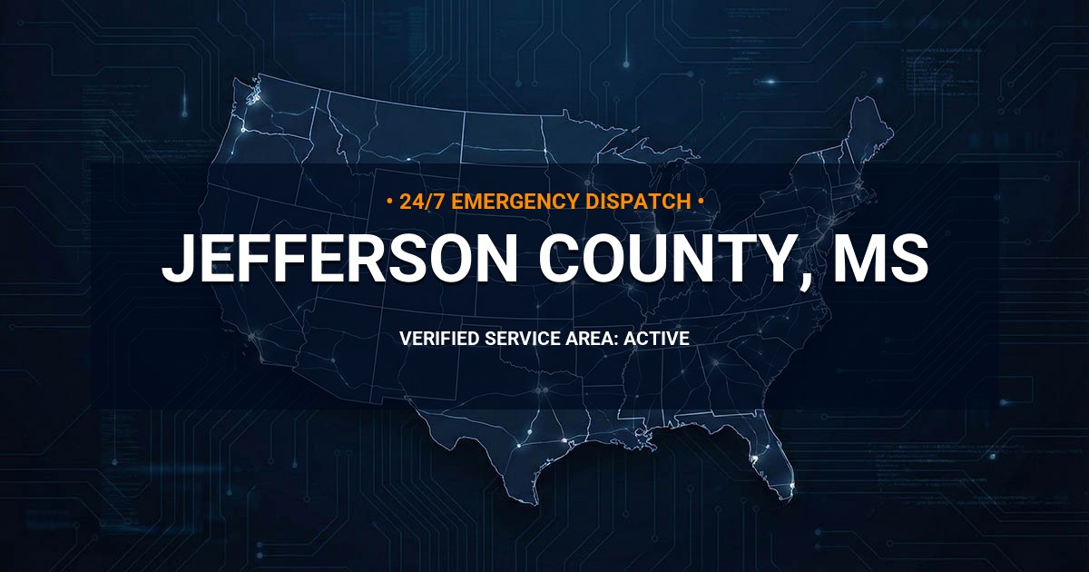 Emergency Plumbing Dispatch Map for Jefferson County Plumbing Logistics