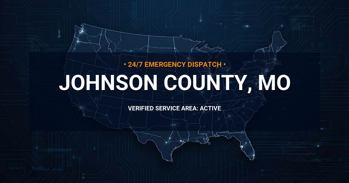 Emergency Plumbing Dispatch Map for Johnson County Plumbing Logistics