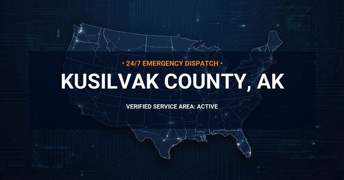 Emergency Plumbing Dispatch Map for Kusilvak County Plumbing Logistics