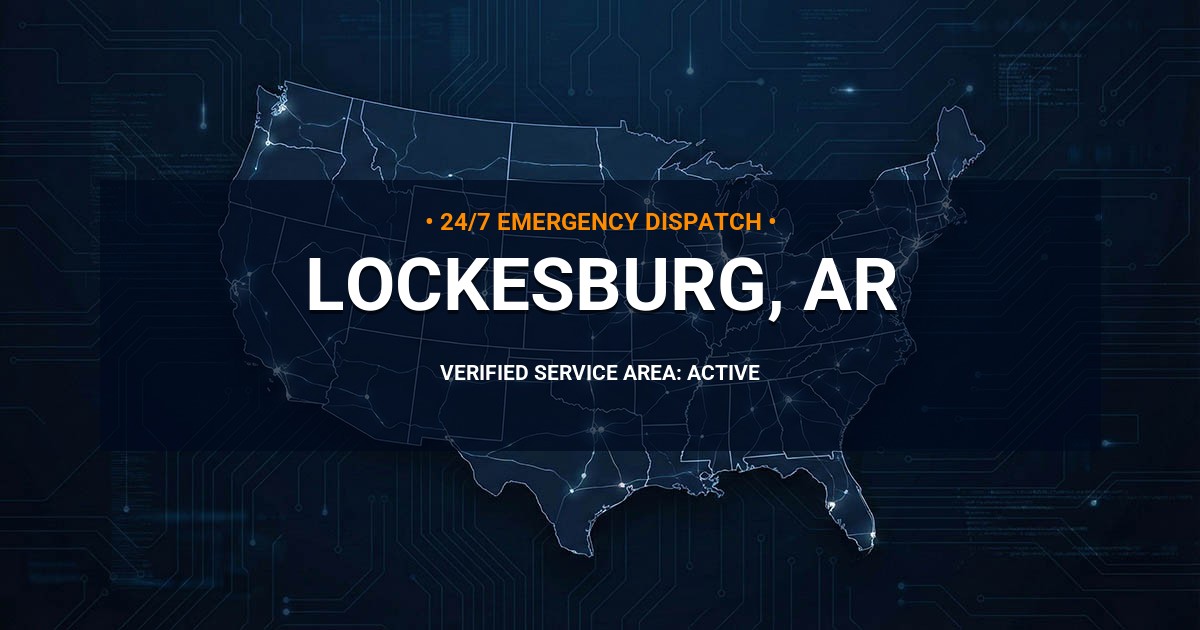 Emergency Plumbing Dispatch Map for Plumbing Services: Lockesburg, AR