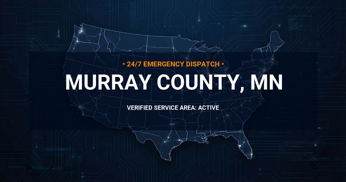 Emergency Plumbing Dispatch Map for Murray County Plumbing Logistics
