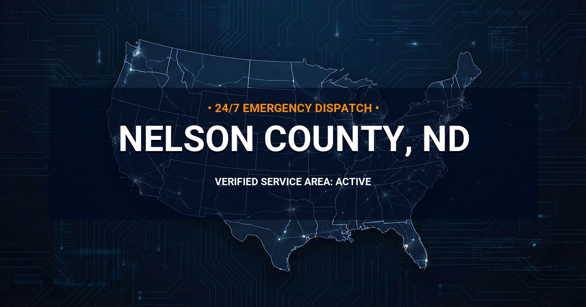 Emergency Plumbing Dispatch Map for Nelson County Plumbing Logistics