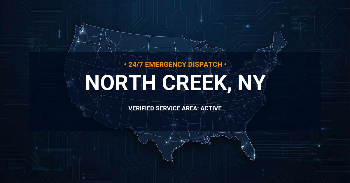 Emergency Plumbing Dispatch Map for Plumbing Services: North Creek, NY