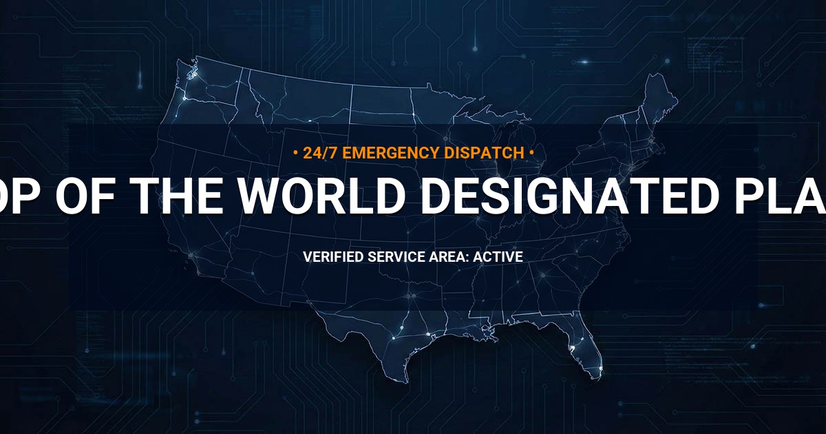Emergency Plumbing Dispatch Map for Plumbing Services: On Top of the World Designated Place, FL