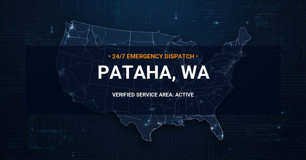 Emergency Plumbing Dispatch Map for Plumbing Services: Pataha, WA