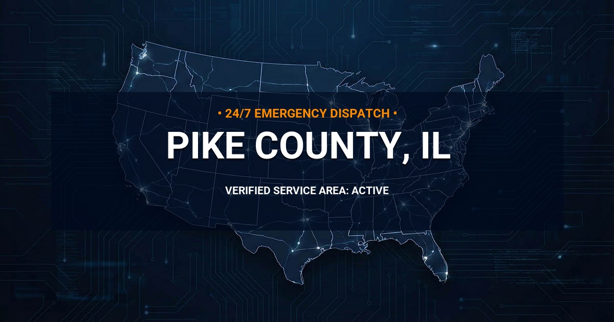 Emergency Plumbing Dispatch Map for Pike County Plumbing Logistics