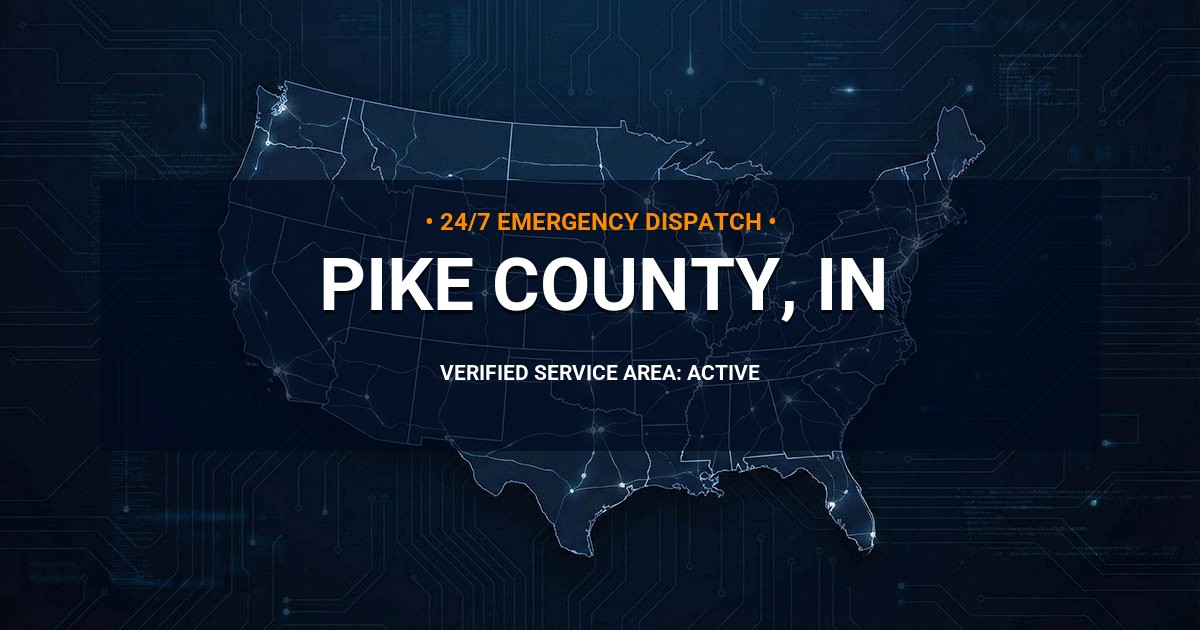 Emergency Plumbing Dispatch Map for Pike County Plumbing Logistics