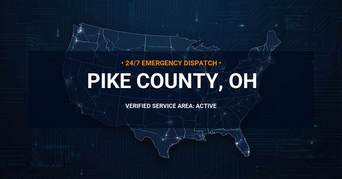 Emergency Plumbing Dispatch Map for Pike County Plumbing Logistics