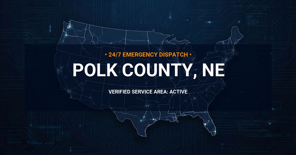 Emergency Plumbing Dispatch Map for Polk County Plumbing Logistics