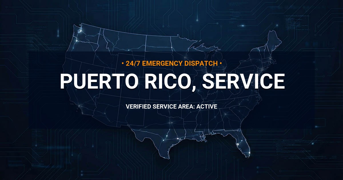 Emergency Plumbing Dispatch Map for Puerto Rico Plumbing Administration