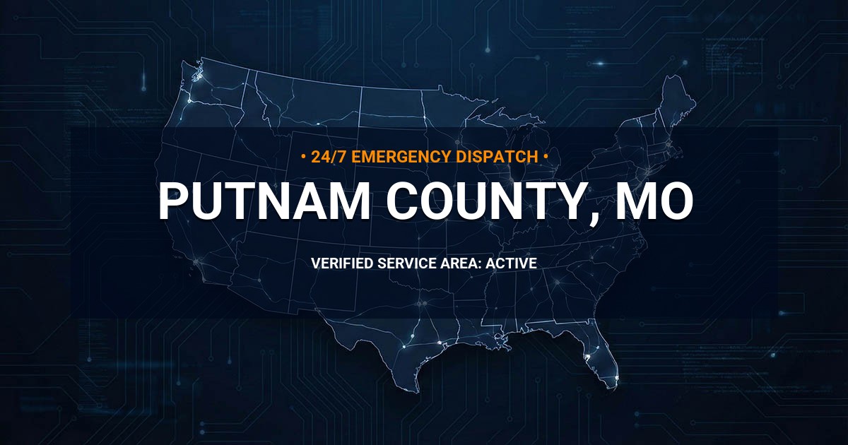 Emergency Plumbing Dispatch Map for Putnam County Plumbing Logistics