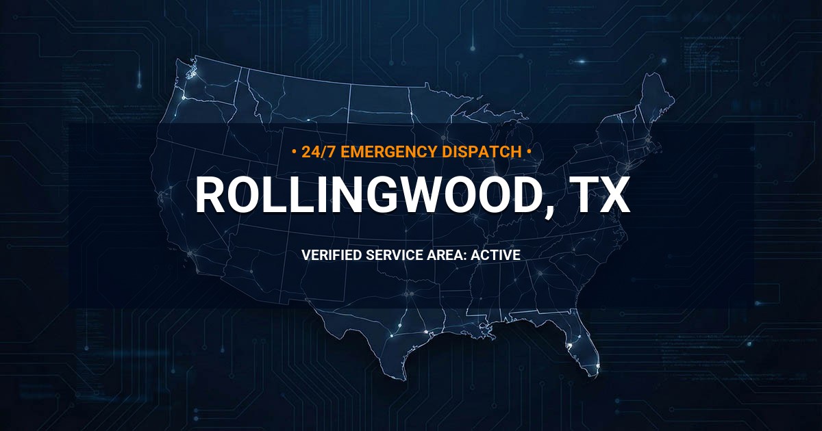 Emergency Plumbing Dispatch Map for Plumbing Services: Rollingwood, TX