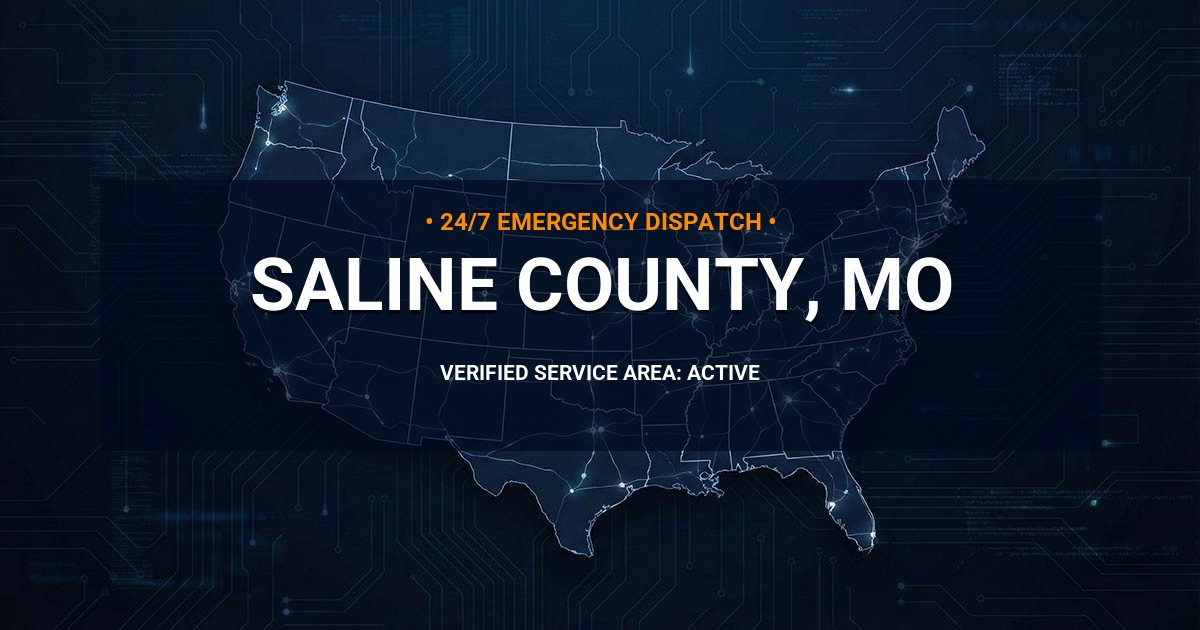 Emergency Plumbing Dispatch Map for Saline County Plumbing Logistics