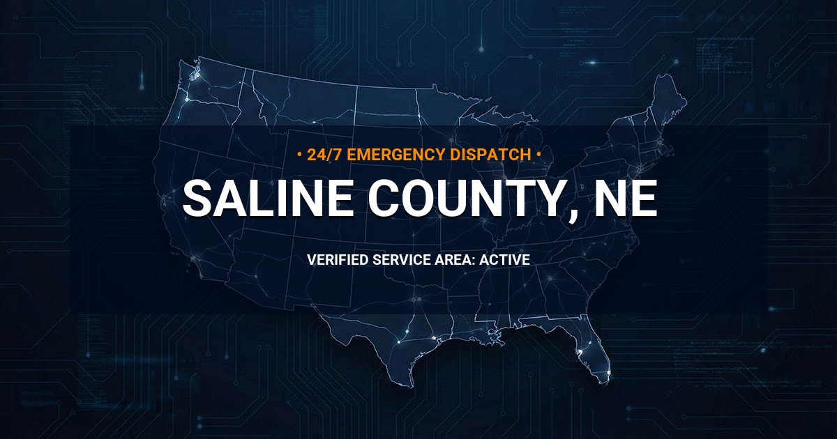 Emergency Plumbing Dispatch Map for Saline County Plumbing Logistics