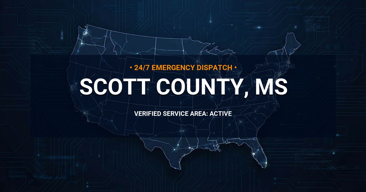Emergency Plumbing Dispatch Map for Scott County Plumbing Logistics