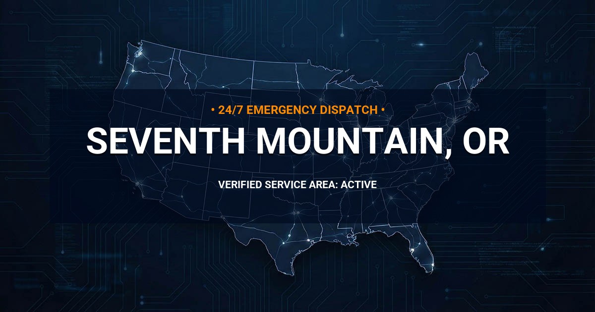 Emergency Plumbing Dispatch Map for Plumbing Services: Seventh Mountain, OR