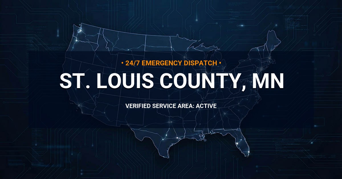 Emergency Plumbing Dispatch Map for St. Louis County Plumbing Logistics