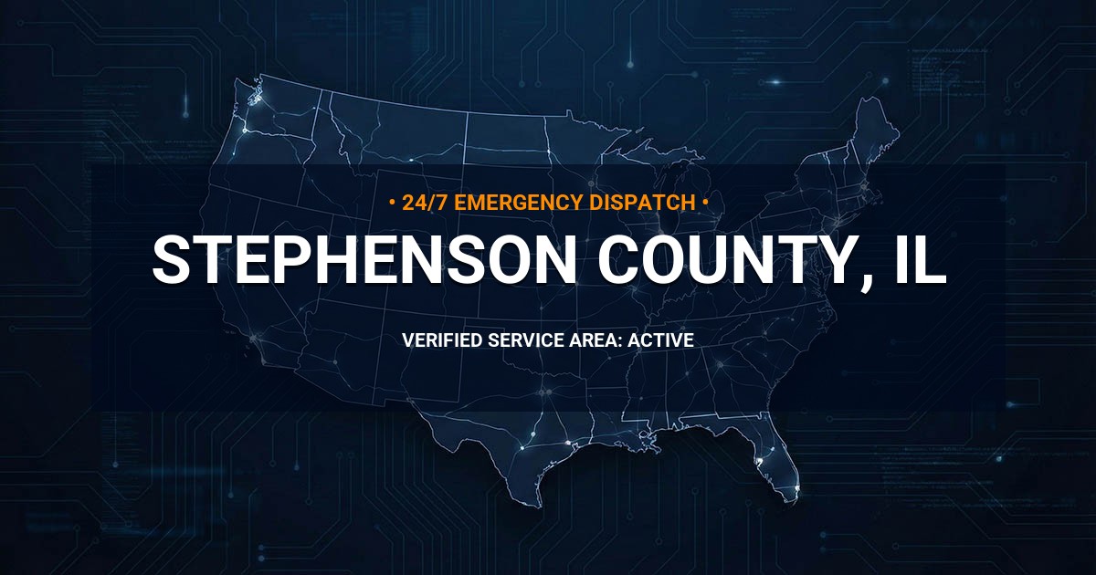 Emergency Plumbing Dispatch Map for Stephenson County Plumbing Logistics