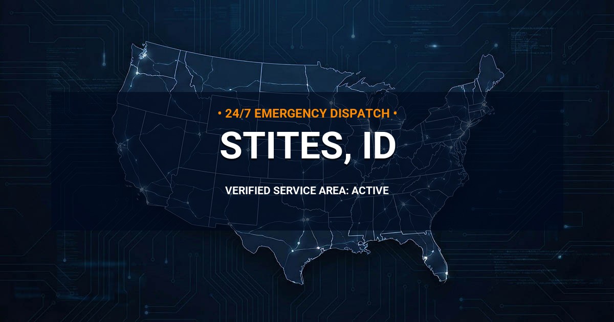 Emergency Plumbing Dispatch Map for Plumbing Services: Stites, ID