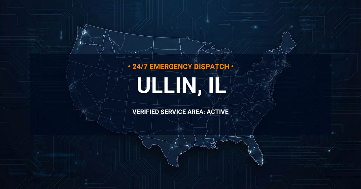 Emergency Plumbing Dispatch Map for Plumbing Services: Ullin, IL