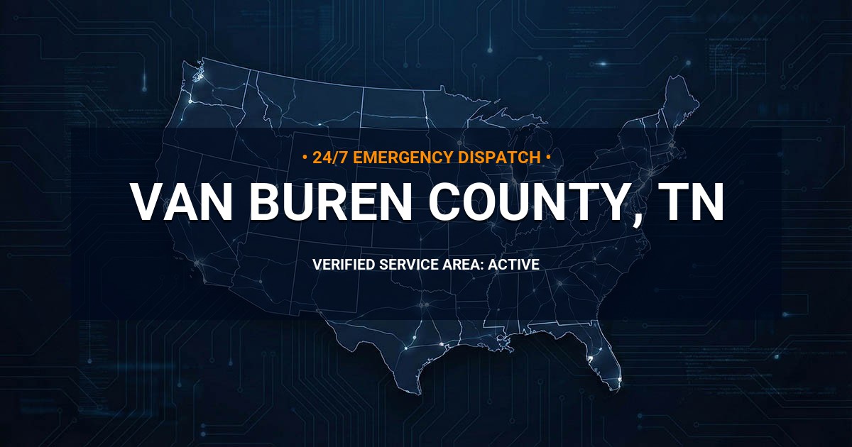 Emergency Plumbing Dispatch Map for Van Buren County Plumbing Logistics