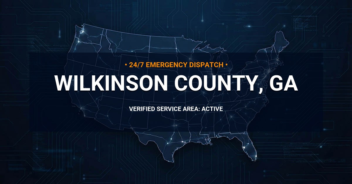 Emergency Plumbing Dispatch Map for Wilkinson County Plumbing Logistics