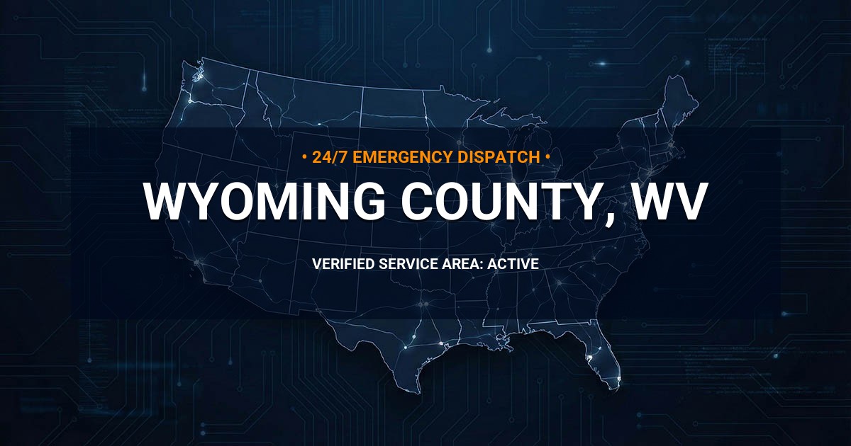 Emergency Plumbing Dispatch Map for Wyoming County Plumbing Logistics