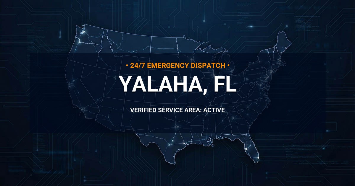 Emergency Plumbing Dispatch Map for Plumbing Services: Yalaha, FL