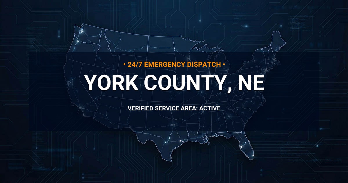 Emergency Plumbing Dispatch Map for York County Plumbing Logistics